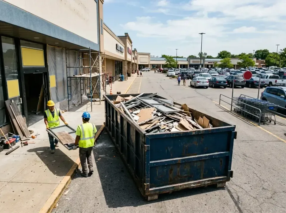 retail-store-renovation-debris-003 — frequently asked questions, Roll-off Dumpster Rentals in Holiday Shores, IL